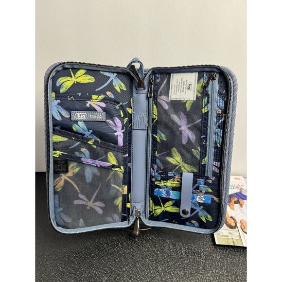 LUG Tango Matte Luxe VL Travel Wallet NWT - Blue Moon - Picture 2 of 3